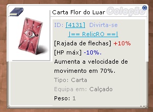 Carta Flor do Luar
